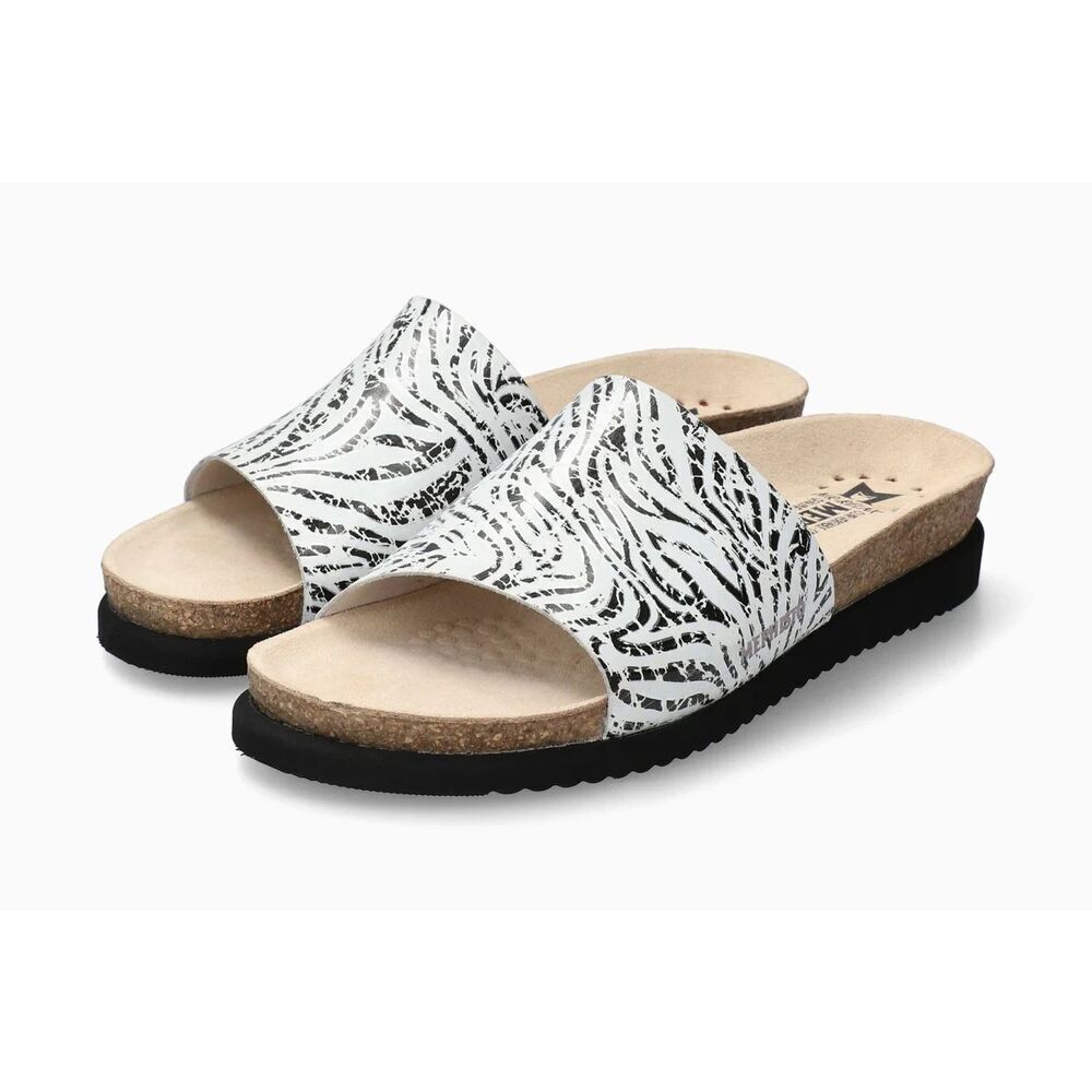 New Mephisto Womens Hanik Slide Sandal , EU 40M / US Size 10M Silver‎